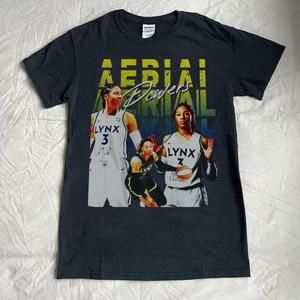 Aerial Powers - Minnesota Lynx Graphics T-shirt - Unisex Black T-Shirt